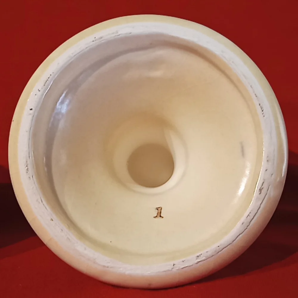 RARE-Pfalzgraff Village Pattern Set of 2 Series #1 Short Candlestick Holders. - Picture 9 of 16